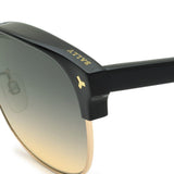 BALLY SUNGLASSES ASIAN FIT BY0012-H 05B 54 GREYBEIGE BLACK GOLD バリー サングラス アジアンフィット UVカット 紫外線カット ノーズパッド 鼻あて メンズ レディース グレーベージュ ブラック ゴールド