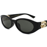 日本正規品 GUCCI SUNGLASSES GG1662SA 001 GREY BLACK グッチ サングラス アジアンフィット 眼鏡 UVカット メンズ レディース グレー ブラック