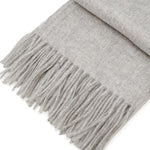 Johnstons WA000056 HA0100 WA56 Woven Stole ジョンストンズ 大判 ストール マフラー スカーフ カシミア プレーン 無地 レディース メンズ Silver