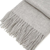 Johnstons WA000056 HA0100 WA56 Woven Stole ジョンストンズ 大判 ストール マフラー スカーフ カシミア プレーン 無地 レディース メンズ Silver