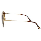 TOM FORD SUNGLASSES ASIAN FIT FT0993 32F 59 BROWN GREY GOLD トムフォード サングラス アジアンフィット メガネ 眼鏡 UVカット 紫外線カット メンズ レディース ブラウン グレー ゴールド