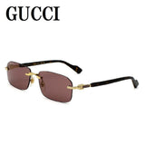 日本正規品 GUCCI SUNGLASSES GG1221S 002 BROWN GOLD グッチ サングラス ノーズパッド 眼鏡 UVカット メンズ レディース ブラウン ゴールド