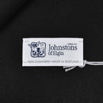 Johnstons WA000016 SA0900 WA16 ジョンストンズ プレーン スカーフ マフラー ストール カシミア 無地 レディース メンズ Black
