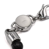 DIESEL BRACERET DX1163040 BLACK SILVER ディーゼル ブレスレット アクセサリー ブレス 腕輪 おしゃれ メンズ ブラック シルバー