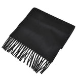 Johnstons WA000016 SA0900 WA16 ジョンストンズ プレーン スカーフ マフラー ストール カシミア 無地 レディース メンズ Black