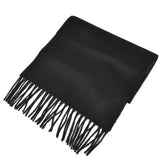 Johnstons WA000016 SA0900 WA16 ジョンストンズ プレーン スカーフ マフラー ストール カシミア 無地 レディース メンズ Black