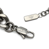EMPORIO ARMANI BRACERET EGS3186040 SILVER エンポリオ アルマーニ ブレスレット アクセサリー おしゃれ メンズ シルバー