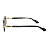 日本正規品 GUCCI SUNGLASSES GG1221S 002 BROWN GOLD グッチ サングラス ノーズパッド 眼鏡 UVカット メンズ レディース ブラウン ゴールド