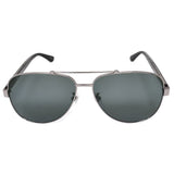 日本正規品 GUCCI SUNGLASSES GG0528S 007 GREY GUNMETAL グッチ サングラス ノーズパッド 眼鏡 UVカット 紫外線カット メンズ レディース グレー ガンメタル