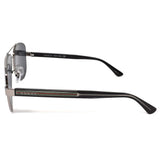 日本正規品 GUCCI SUNGLASSES GG0528S 007 GREY GUNMETAL グッチ サングラス ノーズパッド 眼鏡 UVカット 紫外線カット メンズ レディース グレー ガンメタル