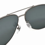 日本正規品 GUCCI SUNGLASSES GG0528S 007 GREY GUNMETAL グッチ サングラス ノーズパッド 眼鏡 UVカット 紫外線カット メンズ レディース グレー ガンメタル