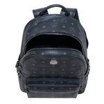 MCM STARK SIDE STUDS BACKPACK MMKAAVE09BK001 BLACK エムシーエム スターク サイドスタッズ バックパック ヴィセトス ミディアム リュックサック ロゴプリント メンズ レディース ブラック
