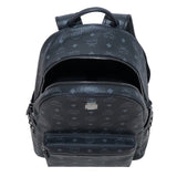 MCM STARK SIDE STUDS BACKPACK MMKAAVE09BK001 BLACK エムシーエム スターク サイドスタッズ バックパック ヴィセトス ミディアム リュックサック ロゴプリント メンズ レディース ブラック