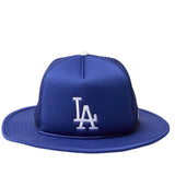 NEW ERA MLB BUCKET HAT LOS ANGELES DODGERS LA BLUE ニューエラ ロサンゼルス ドジャース バケット ハット メッシュ 帽子 メンズ レディース ブルー