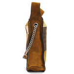 MICHAEL KORS 30F6AATH7S 248 CROSSBODY SHOULDER BAG BROWN マイケルコース スエード クロスボディバッグ ショルダーバッグ レディース 女性 ブラウン パッチワーク