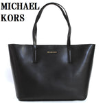MICHAEL KORS 30F6GE4T2L 001 TOTE HAND BAG LETHER BLACK マイケルコース レザー トートバッグ 肩掛け レディース 女性 ブラック