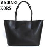 MICHAEL KORS 30F6GE4T2L 001 TOTE HAND BAG LETHER BLACK マイケルコース レザー トートバッグ 肩掛け レディース 女性 ブラック