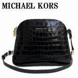 MICHAEL KORS 30F7GM9M6E 001 LETHER SHOULDER CROSSBODY BAG BLACK マイケルコース レザー ショルダーバッグ クロスボディバッグ 肩掛け 斜め掛け レディース 女性 ブラック
