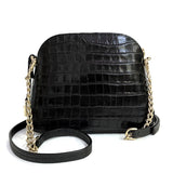 MICHAEL KORS 30F7GM9M6E 001 LETHER SHOULDER CROSSBODY BAG BLACK マイケルコース レザー ショルダーバッグ クロスボディバッグ 肩掛け 斜め掛け レディース 女性 ブラック