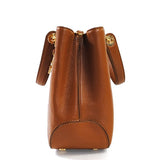 MICHAEL KORS 30S6GAPT2L 230 2way HAND TOTE SHOULDER BAG BROWN マイケルコース レザー ハンドバッグ トートバッグ ショルダーバッグ レディース 女性 ブラウン
