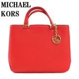 MICHAEL KORS 30S6GAPT2L 801 2way HAND TOTE SHOULDER BAG CORAL マイケルコース レザー ハンドバッグ トートバッグ ショルダーバッグ レディース 女性 コーラル