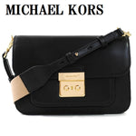 MICHAEL KORS 30T7GS9L3L 001 LETHER CROSSBODY SHOULDER BAG BLACK マイケルコース レザー ショルダーバッグ クロスボディバッグ 斜め掛け レディース 女性 ブラック