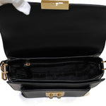 MICHAEL KORS 30T7GS9L3L 001 LETHER CROSSBODY SHOULDER BAG BLACK マイケルコース レザー ショルダーバッグ クロスボディバッグ 斜め掛け レディース 女性 ブラック