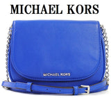 MICHAEL KORS 32F5SBFC1L 446 CROSSBODY SHOULDER BAG ELECTRIC BLUE マイケルコース レザー クロスボディバッグ ショルダーバッグ レディース 女性 ブルー