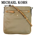 MICHAEL KORS 32F7GO2C3C 176 CROSSBODY SHOULDER BAG POUCH DUSK マイケルコース ナイロン クロスボディバッグ ショルダーバッグ ポーチ 斜め掛け レディース 女性 ベージュ系