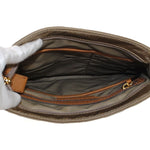 MICHAEL KORS 32F7GO2C3C 176 CROSSBODY SHOULDER BAG POUCH DUSK マイケルコース ナイロン クロスボディバッグ ショルダーバッグ ポーチ 斜め掛け レディース 女性 ベージュ系