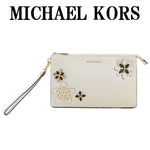 MICHAEL KORS 32H6GFAW3T 085 HAND BAG LETHER OPTIC WHITE マイケルコース レザー ハンドバッグ クラッチバッグ レディース 女性 ホワイト