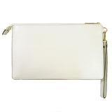 MICHAEL KORS 32H6GFAW3T 085 HAND BAG LETHER OPTIC WHITE マイケルコース レザー ハンドバッグ クラッチバッグ レディース 女性 ホワイト