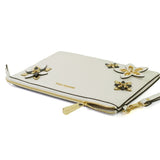 MICHAEL KORS 32H6GFAW3T 085 HAND BAG LETHER OPTIC WHITE マイケルコース レザー ハンドバッグ クラッチバッグ レディース 女性 ホワイト