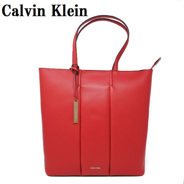 Calvin Klein K60K603895 618 TOTE HAND BAG RED カルバンクライン