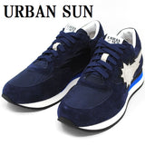 URBAN SUN ALAIN 104 SNEAKERS SHOES RUNNING MODEL MENS 39 40 41 NAVY アーバンサン アレイン スニーカー 靴 シューズ ランニングモデル ローカット メンズ ネイビー