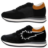 URBAN SUN ALAIN 105 SNEAKERS SHOES RUNNING MODEL MENS 39 40 BLACK アーバンサン アレイン スニーカー 靴 シューズ ランニングモデル ローカット メンズ ブラック