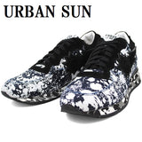 URBAN SUN ANDRE 127 SNEAKERS SHOES RUNNING MODEL MENS 39 40 41 DENIM BLUE アーバンサン アンドレ スニーカー 靴 シューズ ランニングモデル ローカット ペイント メンズ デニムブルー