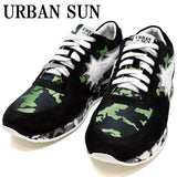 URBAN SUN ANDRE 222 SNEAKERS SHOES RUNNING MODEL MENS 40 41 42 BLACK CAMO アーバンサン アンドレ スニーカー 靴 シューズ ランニングモデル ローカット メンズ ブラック カモフラ
