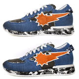URBAN SUN ANDRE 223 SNEAKERS SHOES RUNNING MODEL MENS 39 40 41 42 43 DENIM CAMO アーバンサン アンドレ スニーカー 靴 シューズ ランニングモデル ローカット メンズ デニム カモフラ