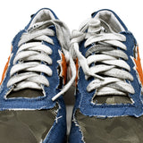 URBAN SUN ANDRE 223 SNEAKERS SHOES RUNNING MODEL MENS 39 40 41 42 43 DENIM CAMO アーバンサン アンドレ スニーカー 靴 シューズ ランニングモデル ローカット メンズ デニム カモフラ