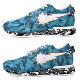 URBAN SUN ANDRE 226 SNEAKERS SHOES RUNNING MODEL MENS 39 40 41 42 BLUE CAMO アーバンサン アンドレ スニーカー 靴 シューズ ランニングモデル ローカット メンズ ブルー カモフラ