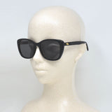 国内正規品 BOTTEGA VENETA SUNGLASSES ASIAN FIT 55㎜ BV1079SK 001 GRAY BLACK ボッテガヴェネタ サングラス アジアンフィット アイウェア 眼鏡 グレー ブラック