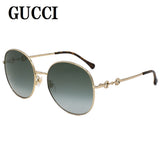 国内正規品 GUCCI SUNGLASSES ASIAN FIT 59㎜ GG0881SA 001 GREY GOLD グッチ サングラス アジアンフィット アイウェア 眼鏡 UVカット グレー ゴールド