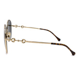 国内正規品 GUCCI SUNGLASSES ASIAN FIT 59㎜ GG0881SA 001 GREY GOLD グッチ サングラス アジアンフィット アイウェア 眼鏡 UVカット グレー ゴールド
