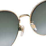 国内正規品 GUCCI SUNGLASSES ASIAN FIT 59㎜ GG0881SA 001 GREY GOLD グッチ サングラス アジアンフィット アイウェア 眼鏡 UVカット グレー ゴールド
