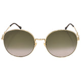 国内正規品 GUCCI SUNGLASSES ASIAN FIT 59㎜ GG0881SA 002 BROWN GOLD グッチ サングラス アジアンフィット アイウェア 眼鏡 UVカット ブラウン ゴールド