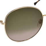 国内正規品 GUCCI SUNGLASSES ASIAN FIT 59㎜ GG0881SA 002 BROWN GOLD グッチ サングラス アジアンフィット アイウェア 眼鏡 UVカット ブラウン ゴールド