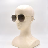 国内正規品 GUCCI SUNGLASSES ASIAN FIT 60㎜ GG0882SA 002 BROWN GOLD グッチ サングラス アジアンフィット アイウェア 眼鏡 UVカット ブラウン ゴールド
