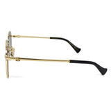 国内正規品 GUCCI SUNGLASSES ASIAN FIT GG1142SA 001 GOLD グッチ サングラス アジアンフィット アイウェア ゴールド
