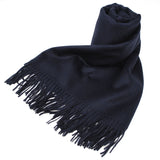 Johnstons WA000056 SD7330 WA56 Woven Stole Dark Navy ジョンストンズ 大判 ストール マフラー スカーフ カシミア プレーン 無地 レディース メンズ ダーク ネイビー